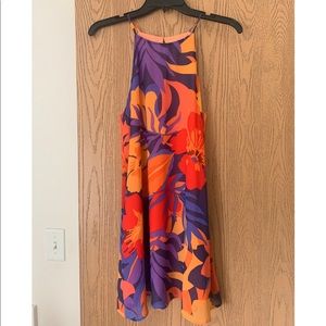 Tropical forever 21 shift dress